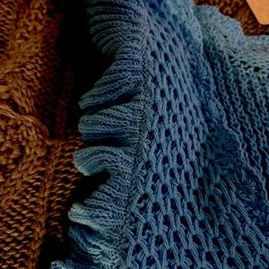 Free people crochet ruffle dress